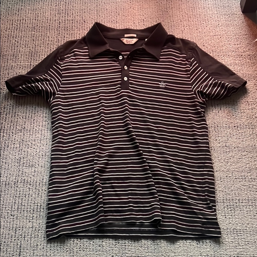 Men's Penguin Striped Polo Shirt